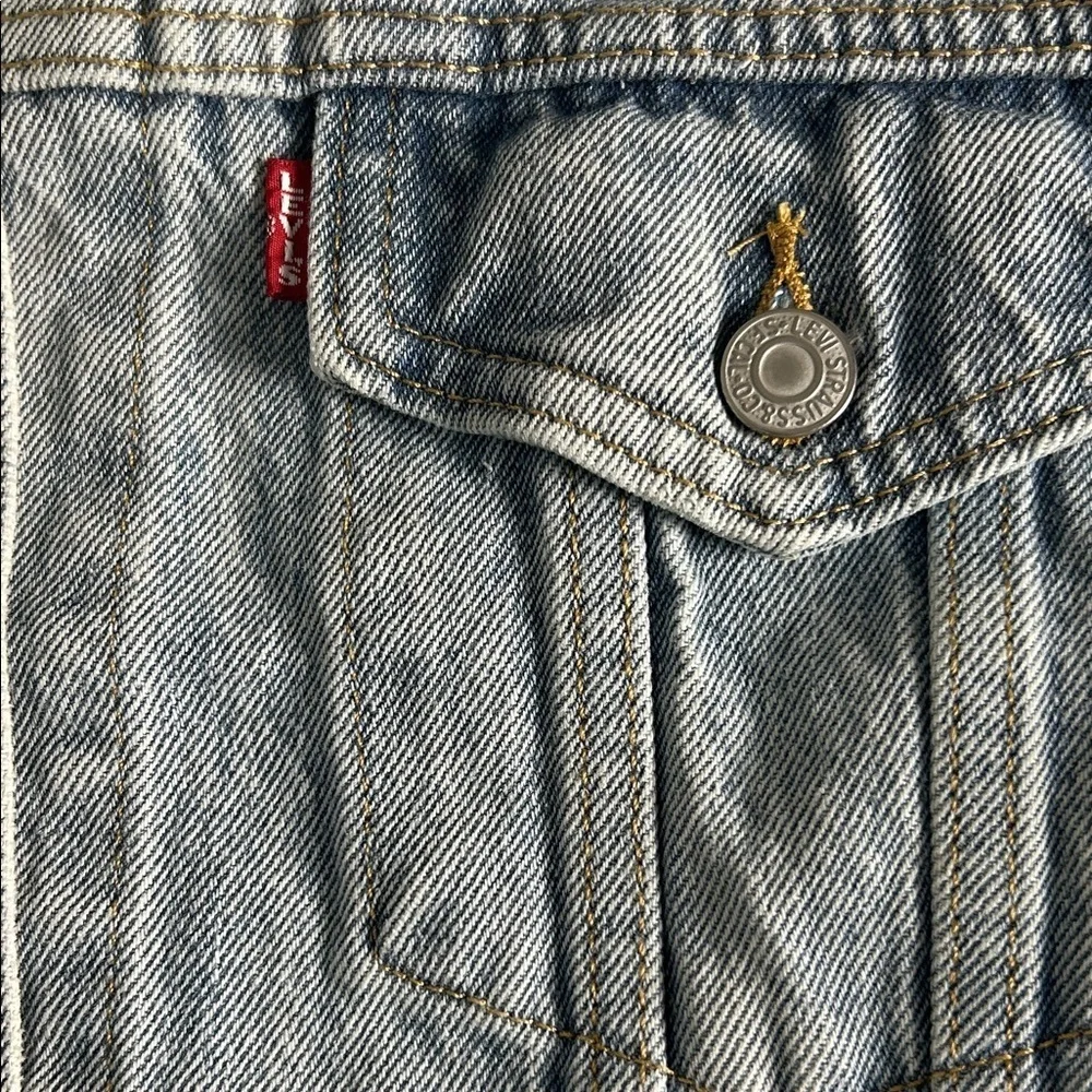 Levi's Premium Blue Denim Trucker Jacket